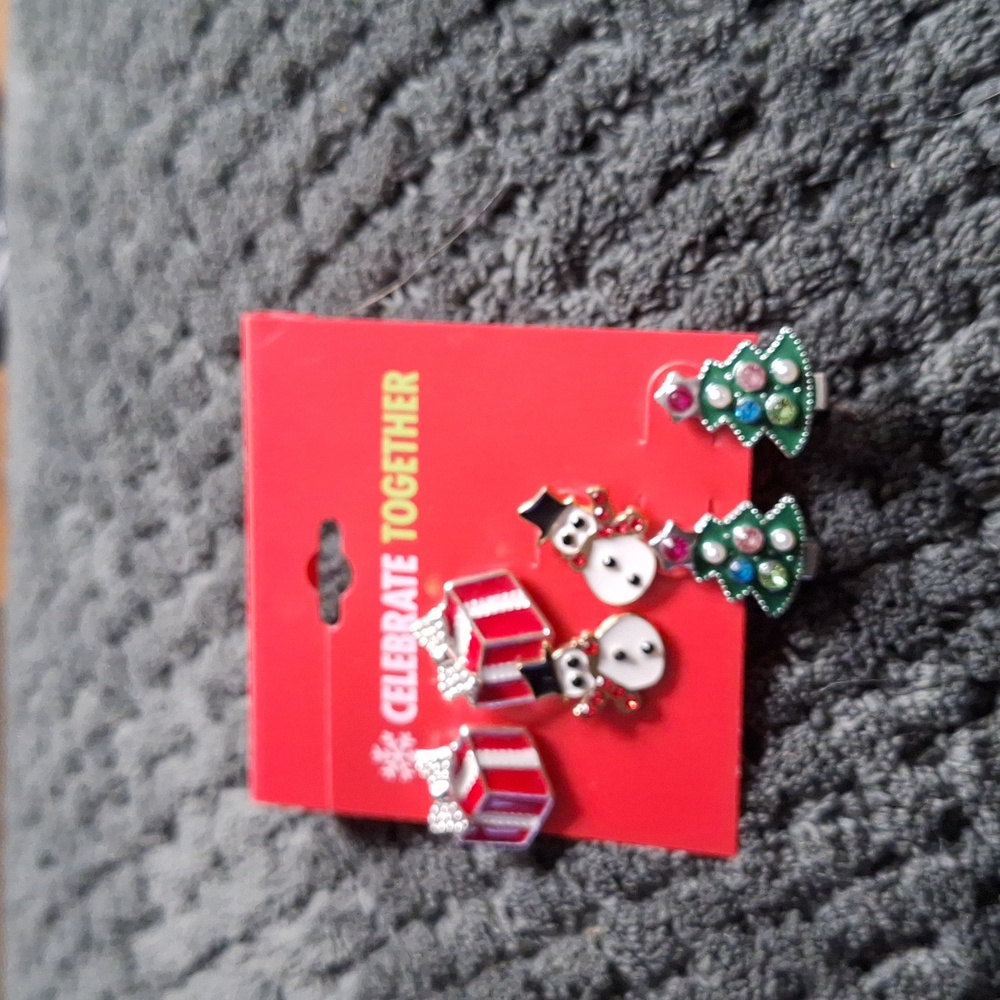 Christmas earrings 3 pack